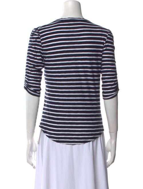 Veronica Beard Striped Crew Neck T-Shirt