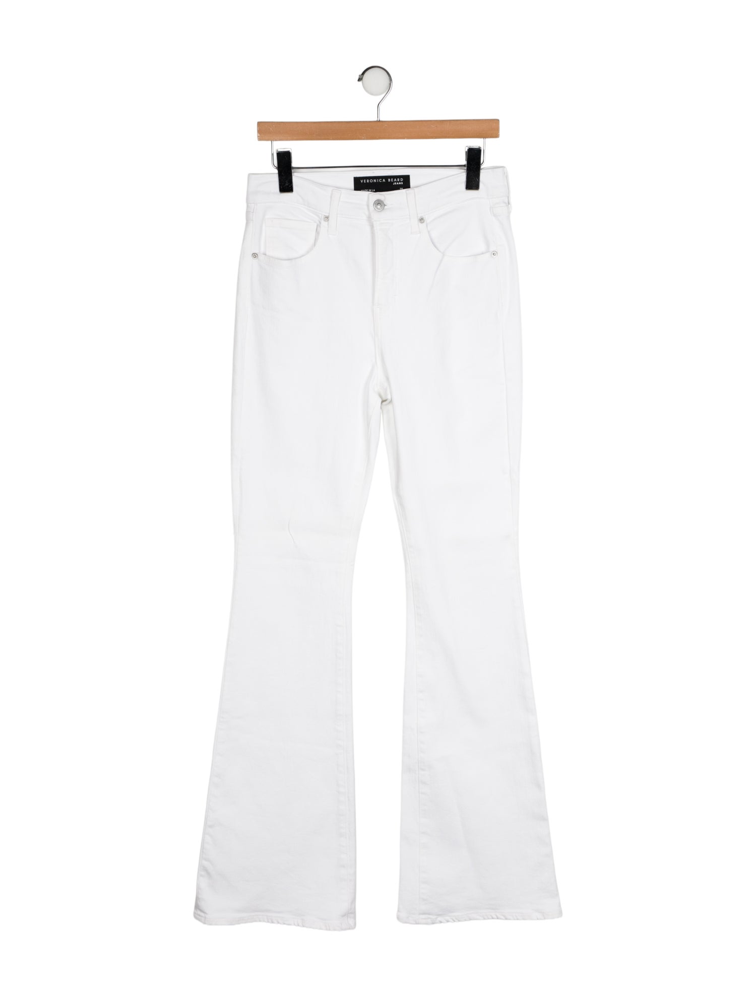 Veronica Beard High-Rise Wide Leg Jeans