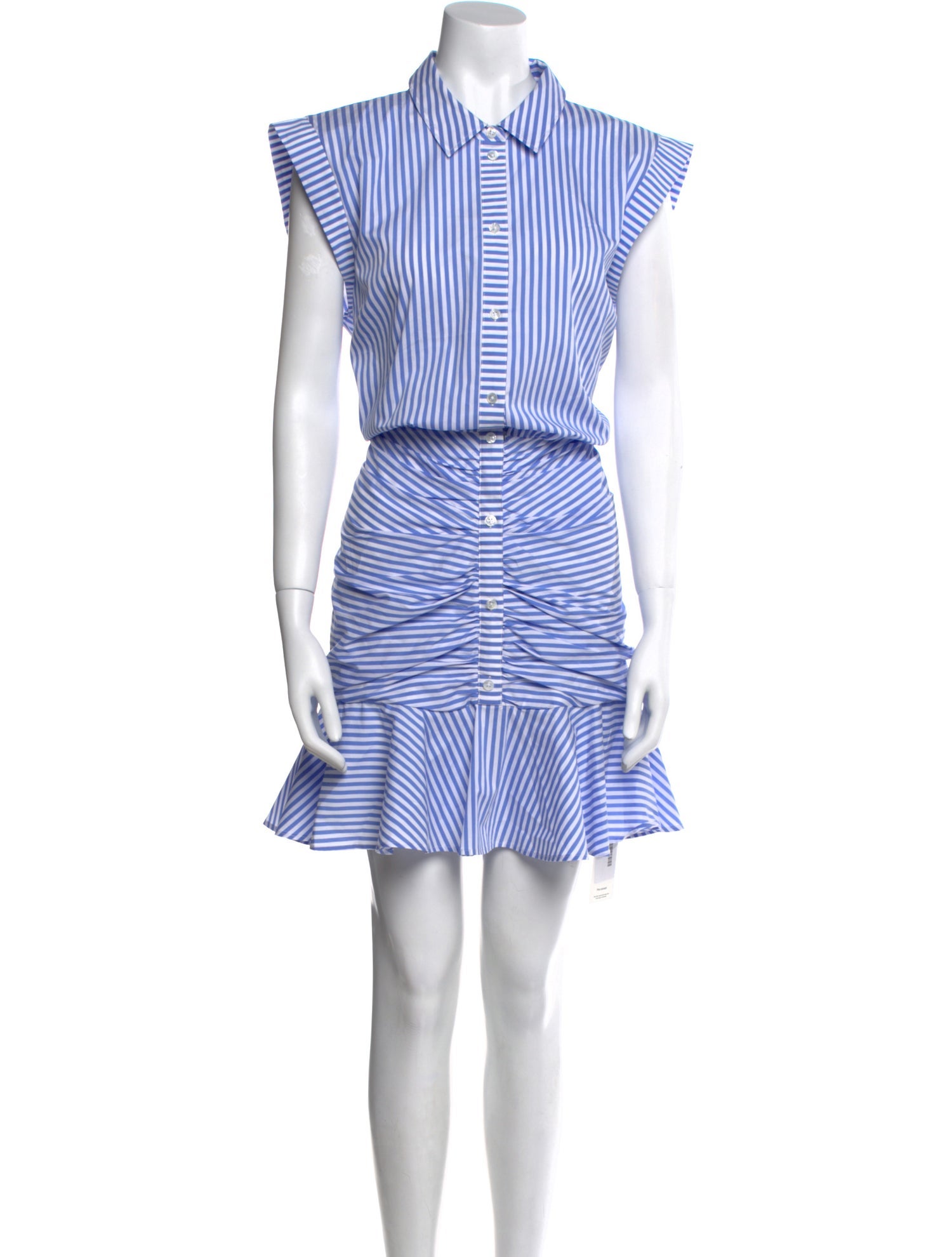 Veronica Beard Striped Mini Dress