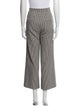 Veronica Beard Houndstooth Print Wide Leg Pants