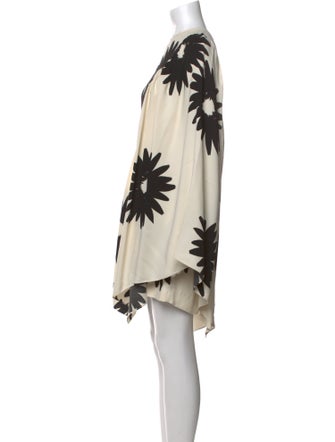 Veronica Beard Floral Print Knee-Length Dress