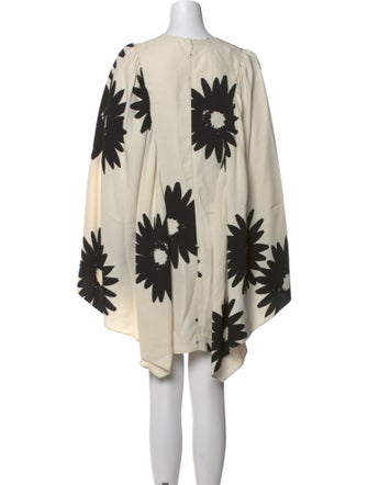 Veronica Beard Floral Print Knee-Length Dress