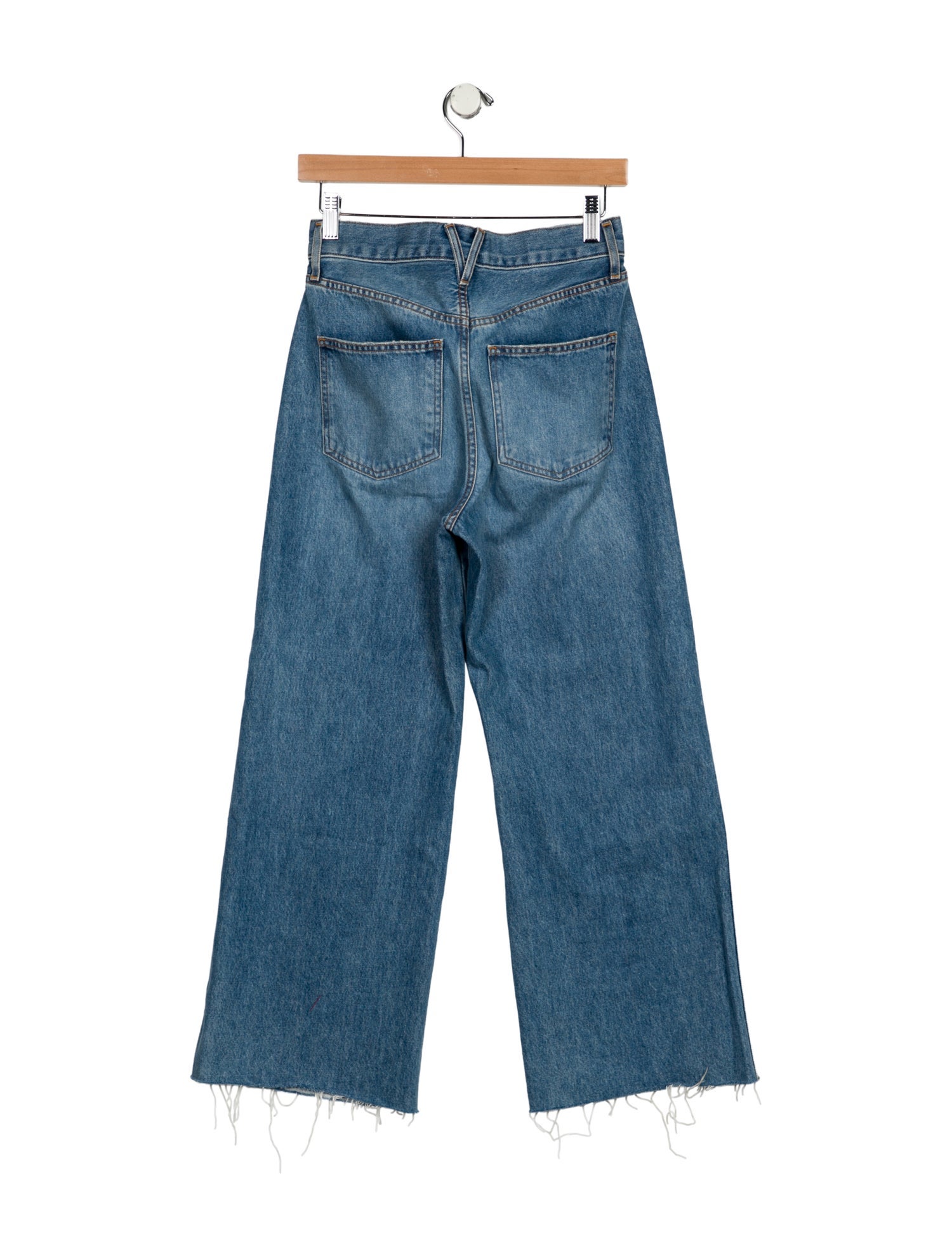 Veronica Beard High-Rise Wide Leg Jeans