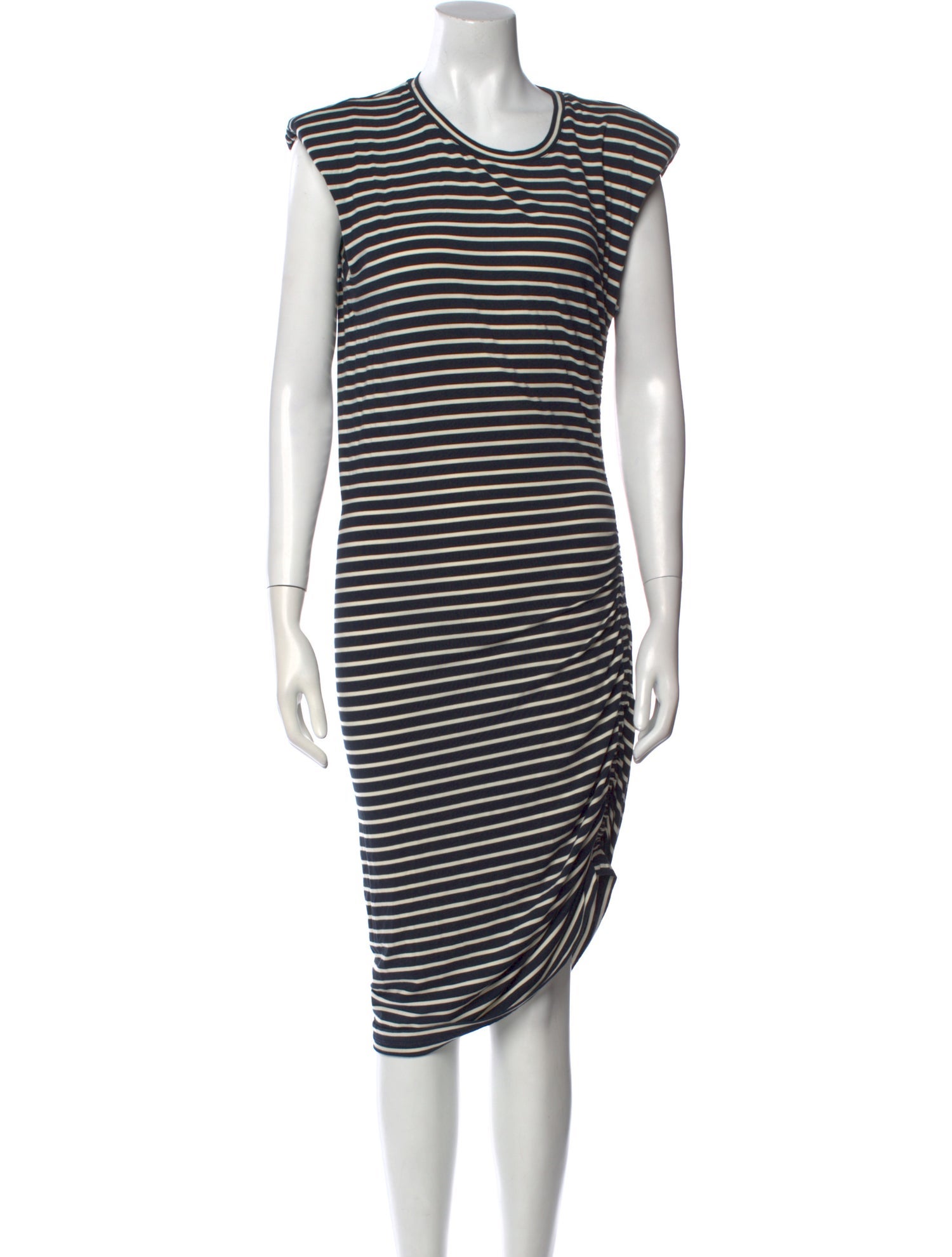 Veronica Beard Striped Midi Length Dress