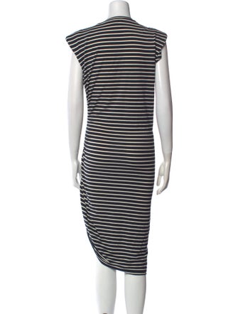 Veronica Beard Striped Midi Length Dress