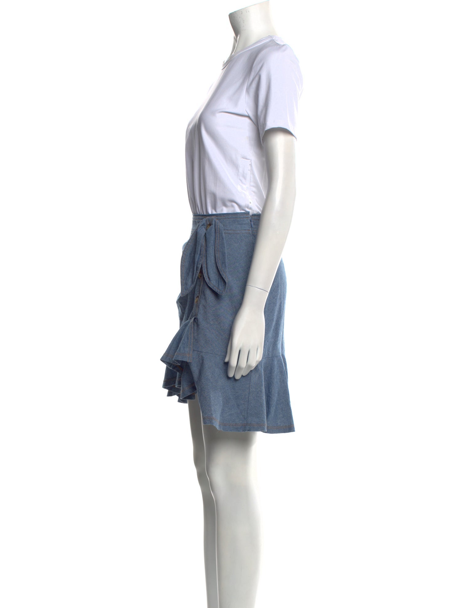 Veronica Beard Crew Neck Mini Dress