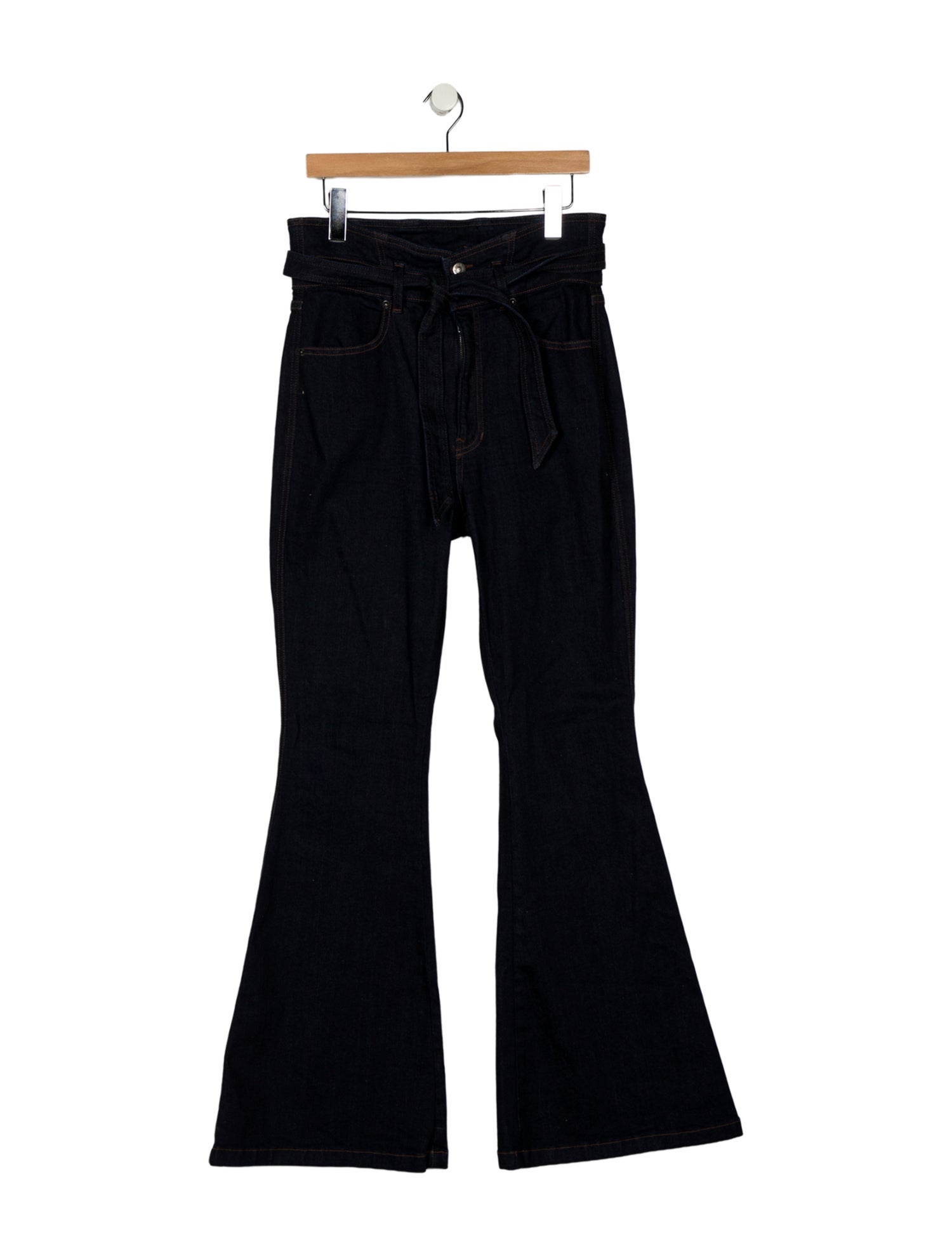 Veronica Beard Sheridan Exaggerated Flare Wide Leg Jeans