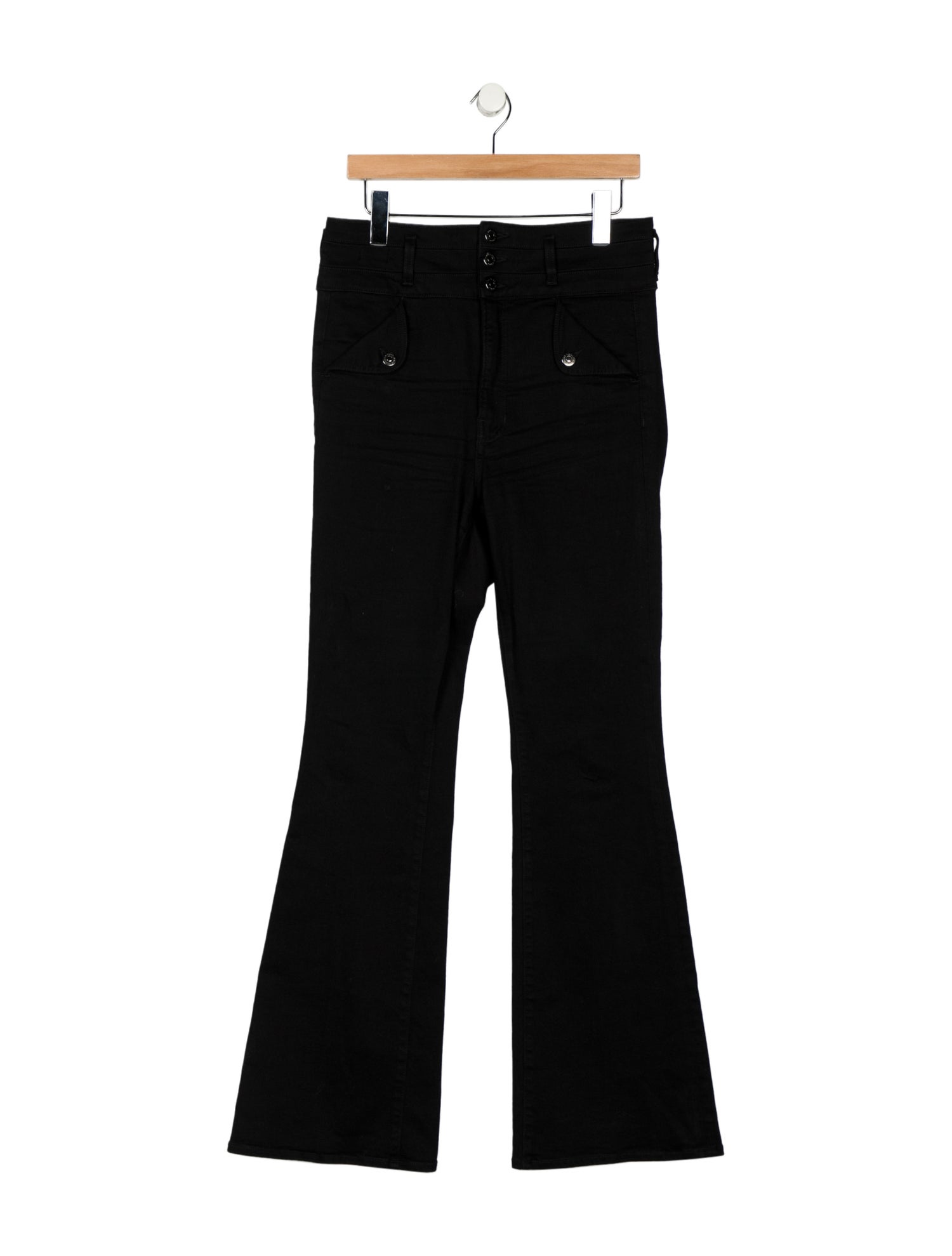 Veronica Beard High-Rise Wide Leg Jeans