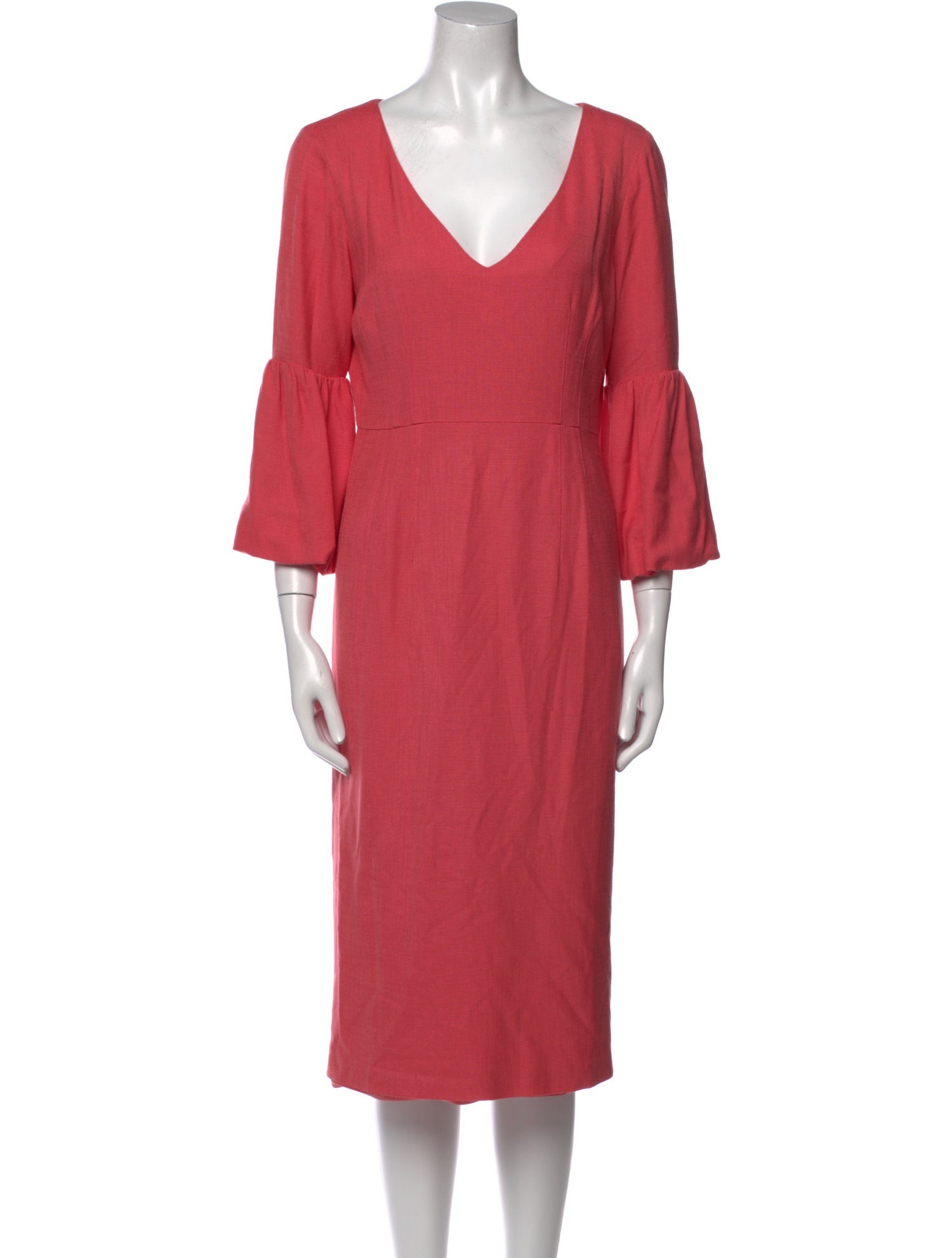 Veronica Beard V-Neck Midi Length Dress