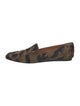 Veronica Beard Ponyhair Camouflage Print Loafers