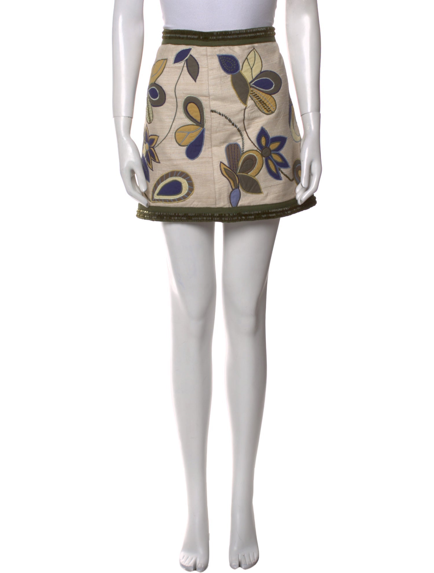 Veronica Beard Silk Mini Skirt