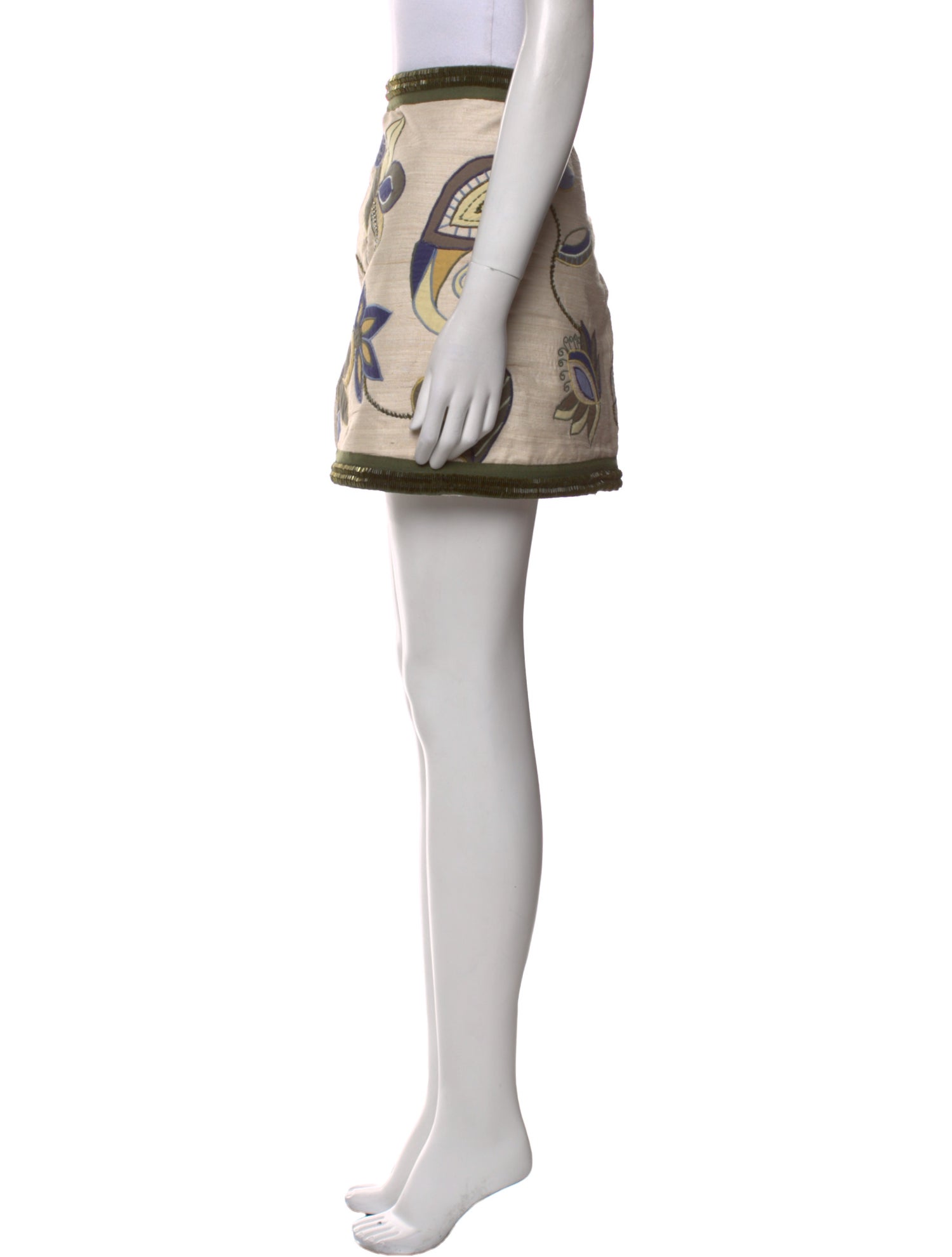 Veronica Beard Silk Mini Skirt