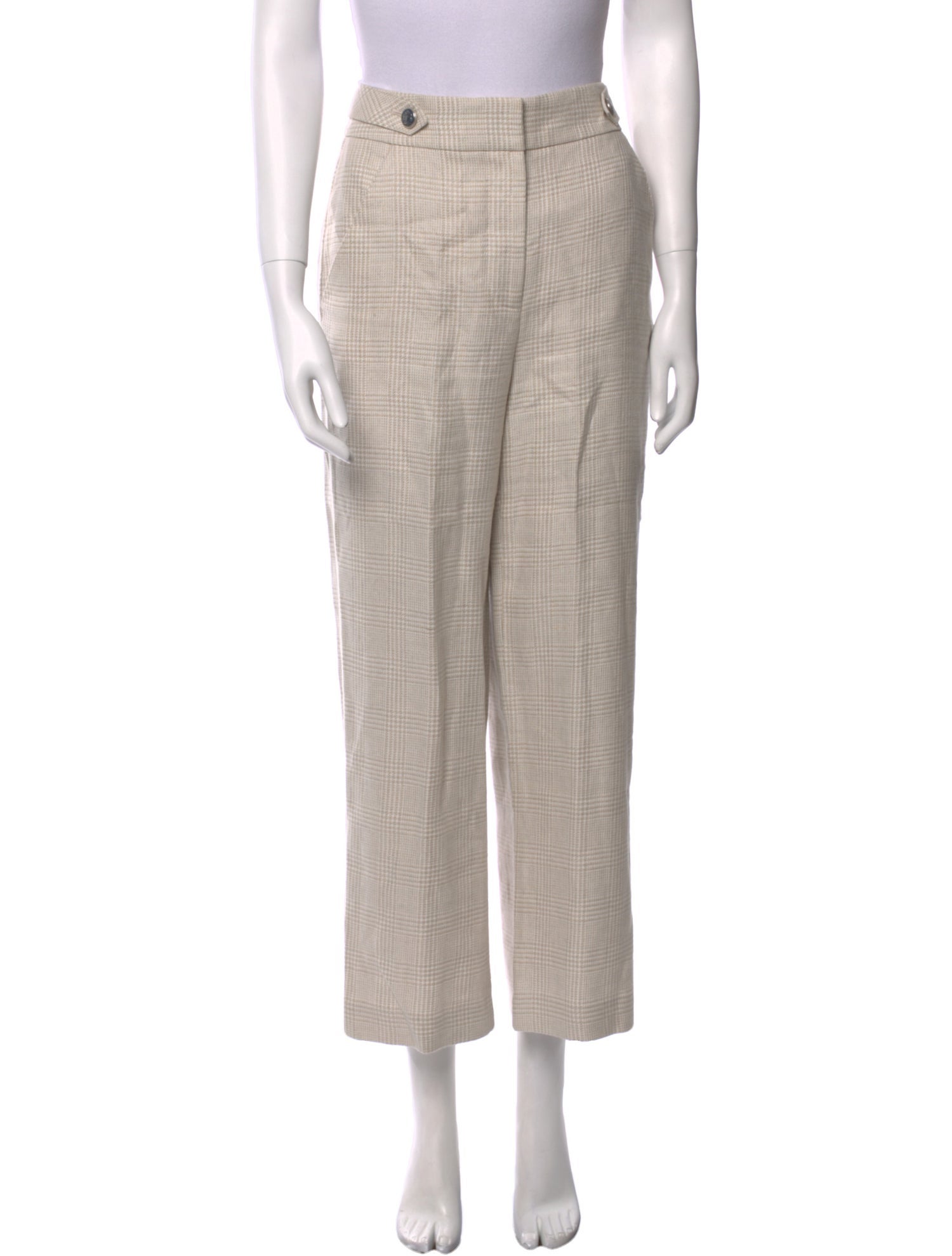 Veronica Beard Linen Wide Leg Pants