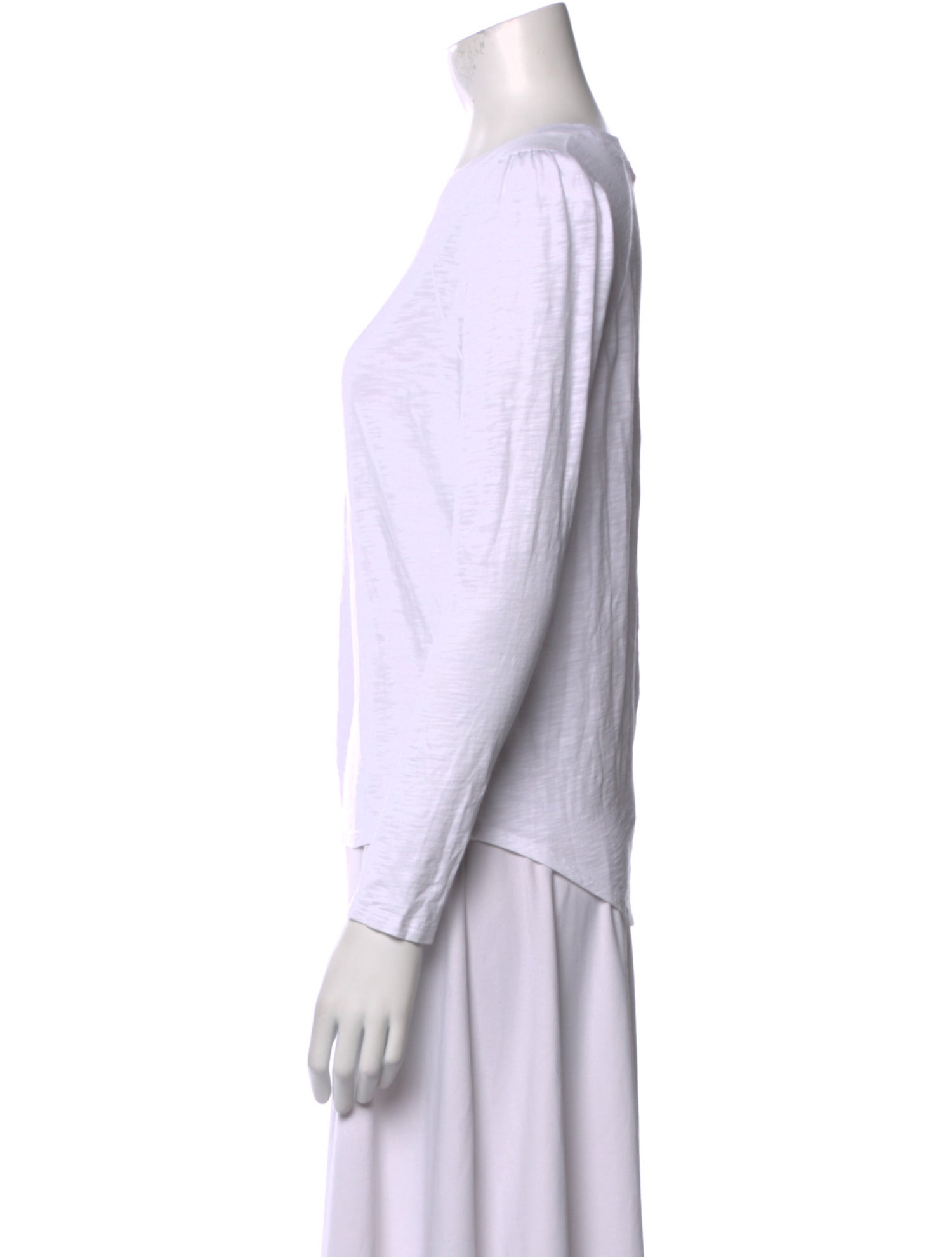 Veronica Beard Crew Neck Long Sleeve Top