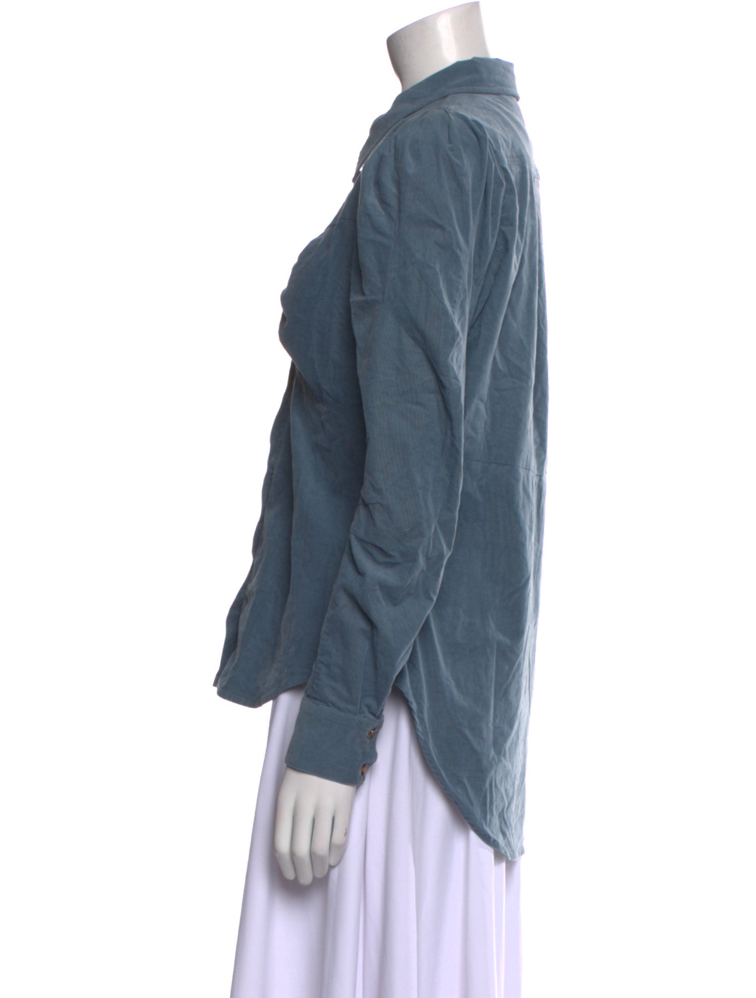 Veronica Beard Long Sleeve Button-Up Top