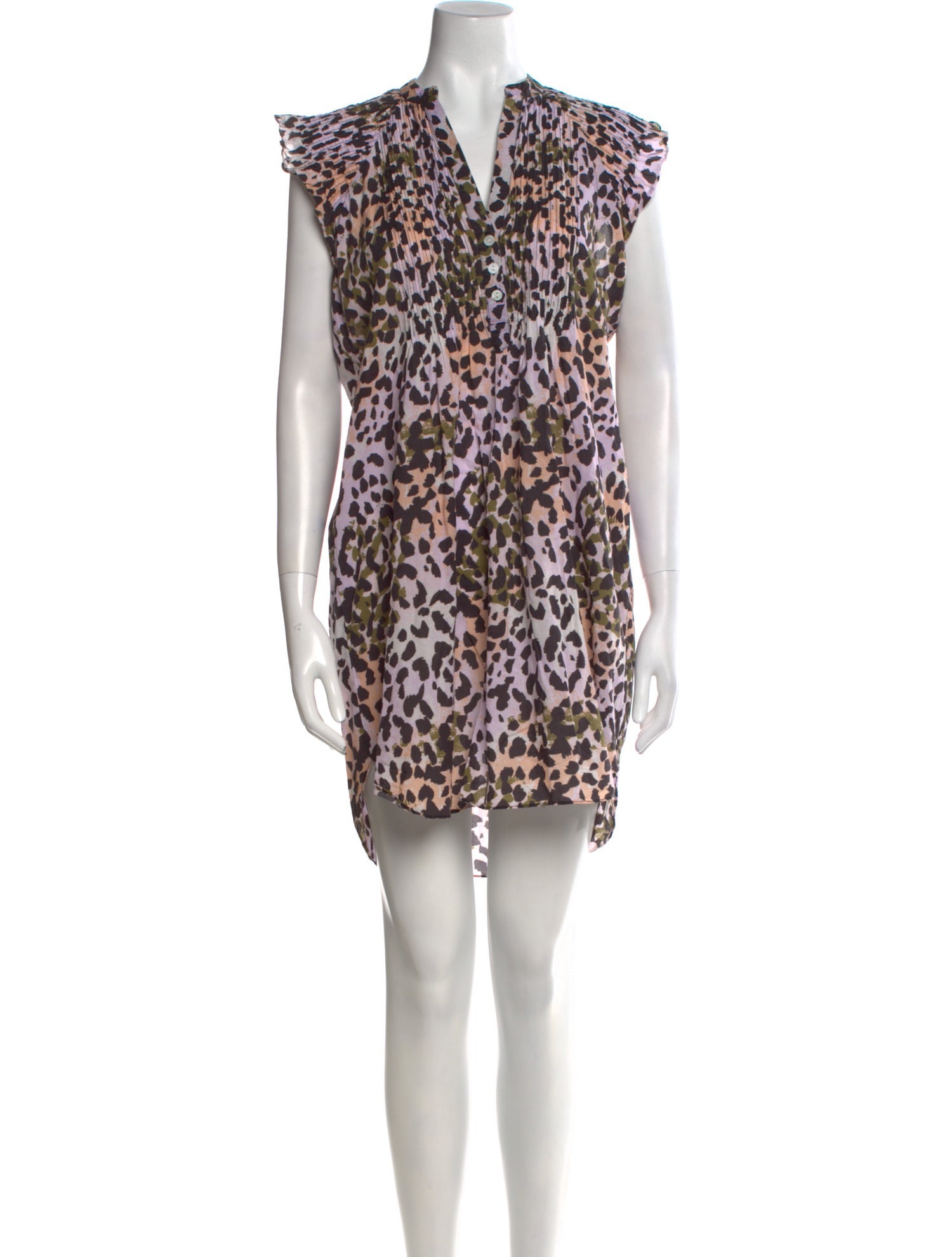Veronica Beard Animal Print Mini Dress