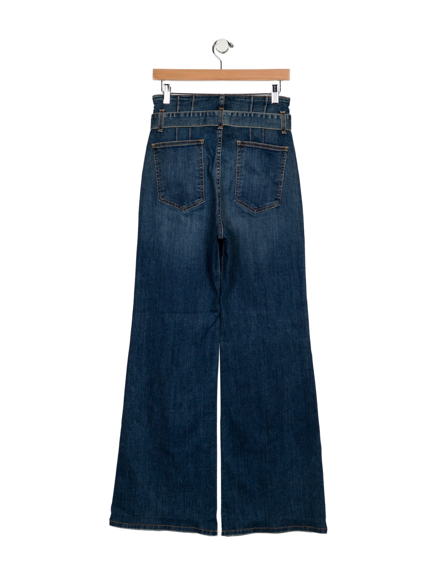 Veronica Beard High-Rise Wide Leg Jeans