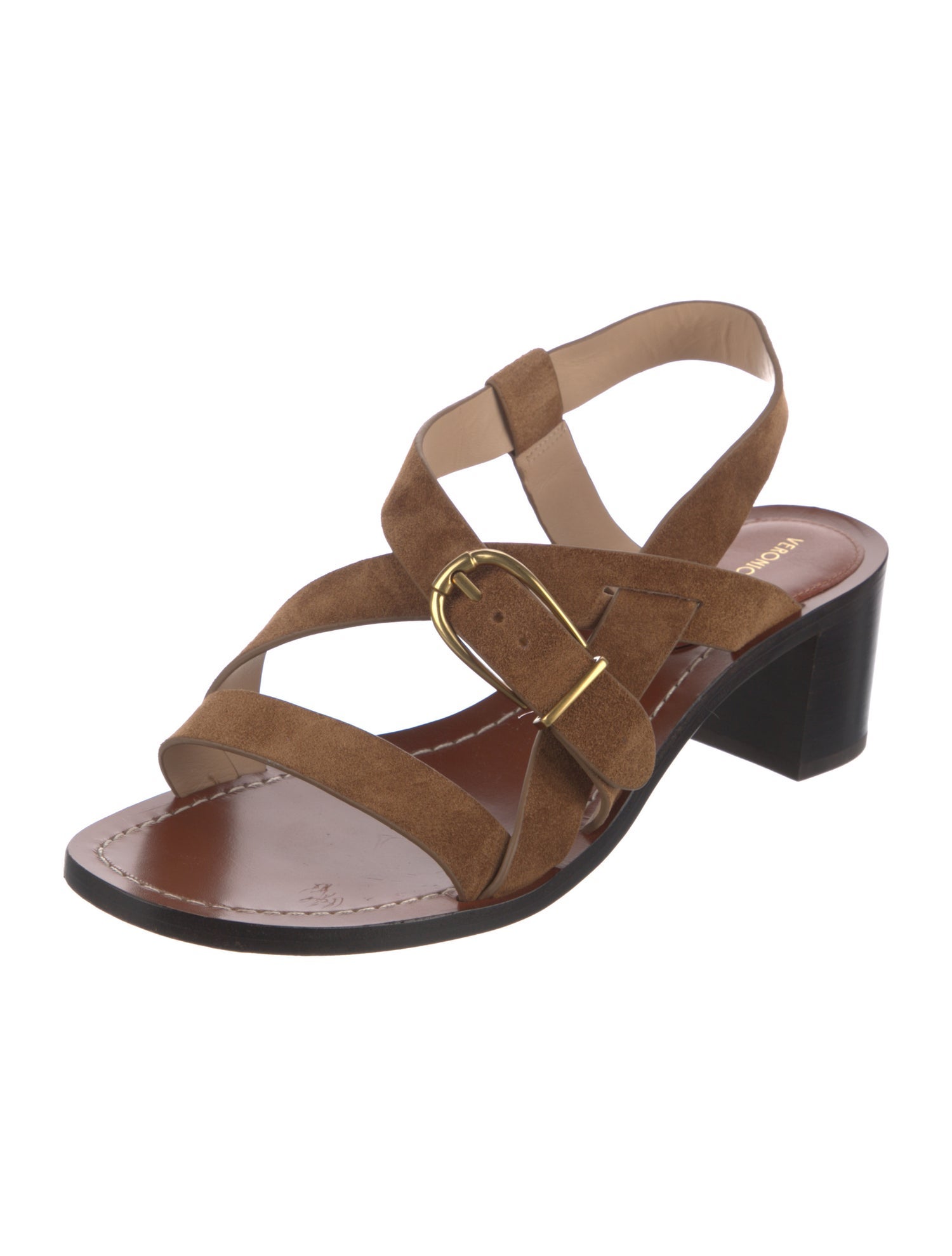 Veronica Beard Suede Slingback Sandals