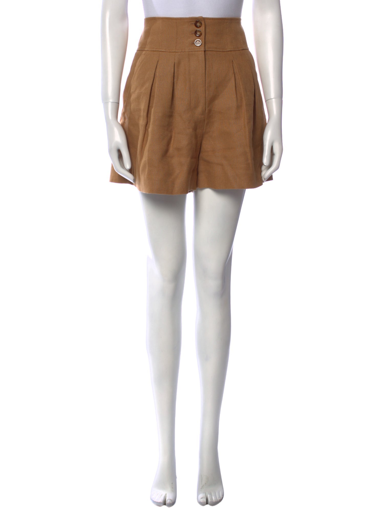 Veronica Beard Linen Mini Shorts