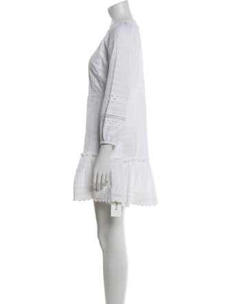 Veronica Beard V-Neck Mini Dress