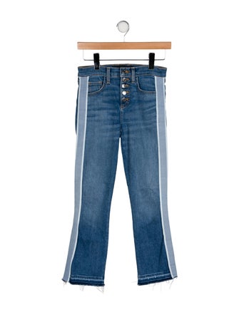 Veronica Beard Mid-Rise Straight Leg Jeans
