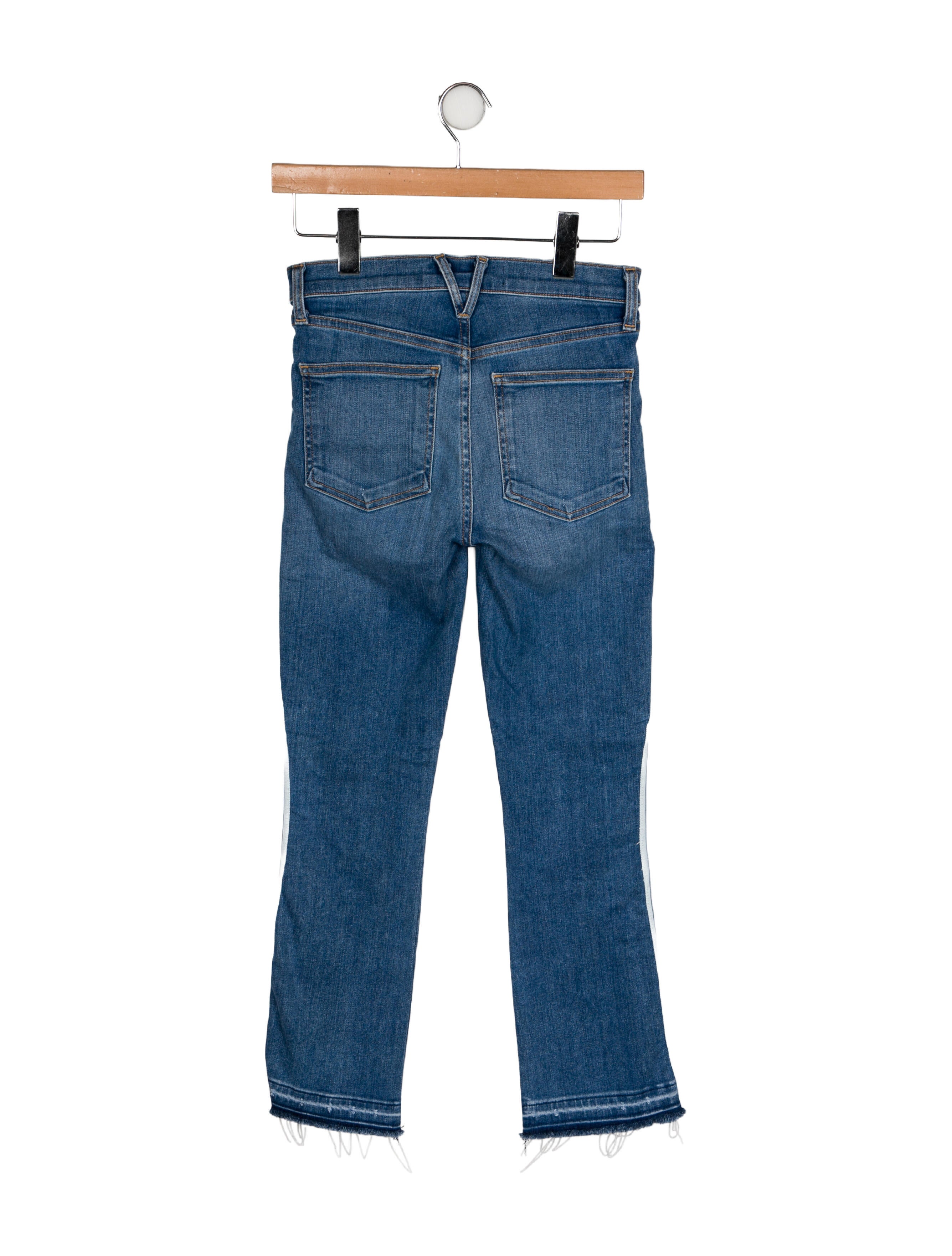 Veronica Beard Mid-Rise Straight Leg Jeans