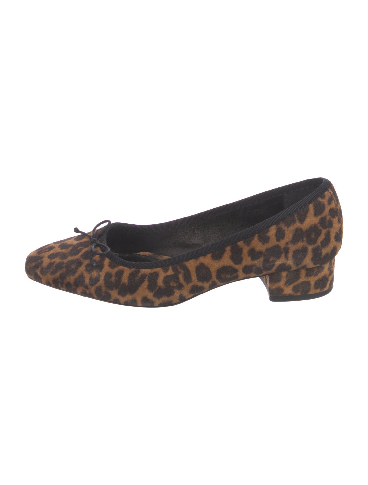 Veronica Beard Suede Animal Print Pumps