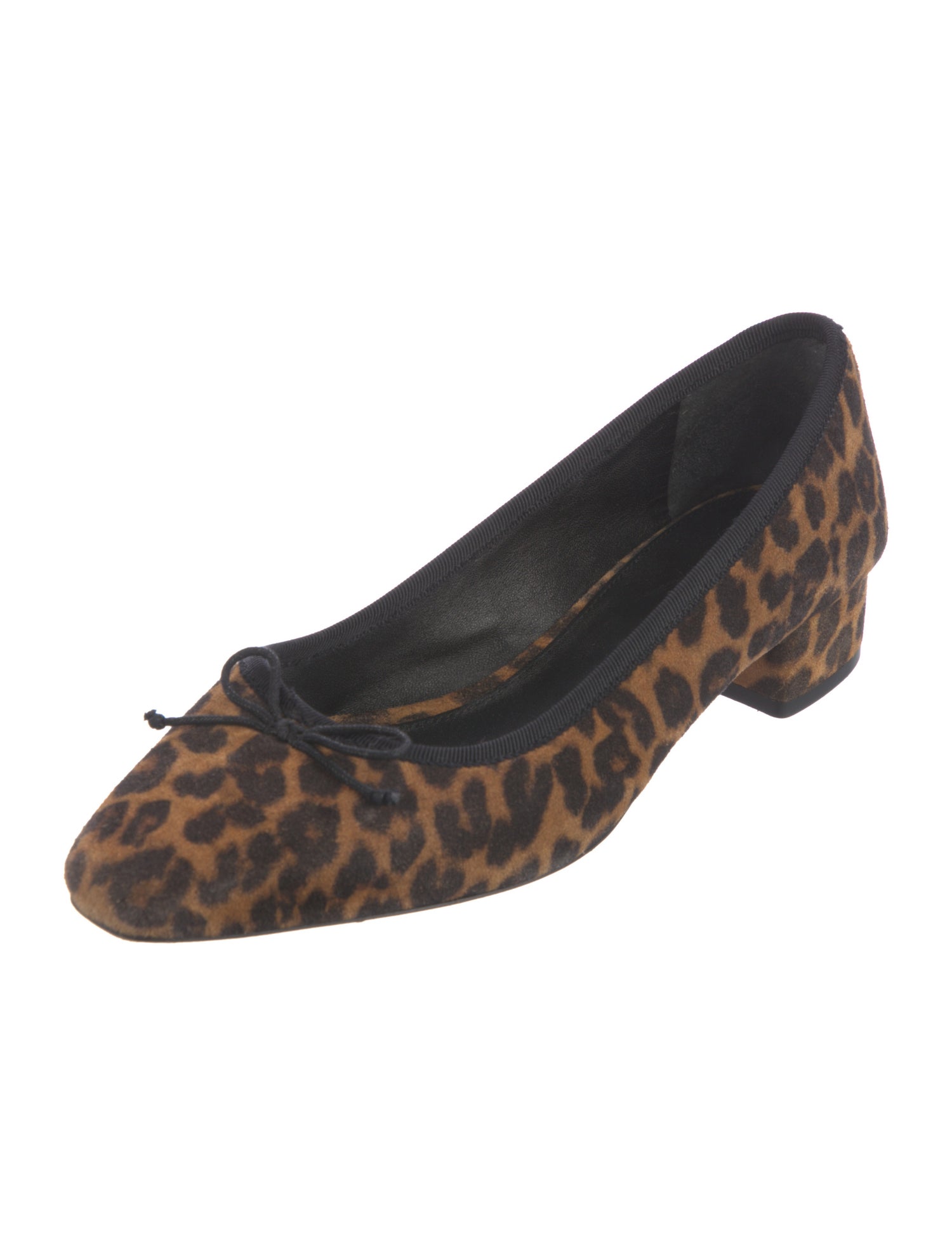 Veronica Beard Suede Animal Print Pumps
