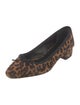 Veronica Beard Suede Animal Print Pumps