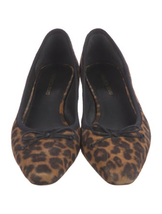 Veronica Beard Suede Animal Print Pumps
