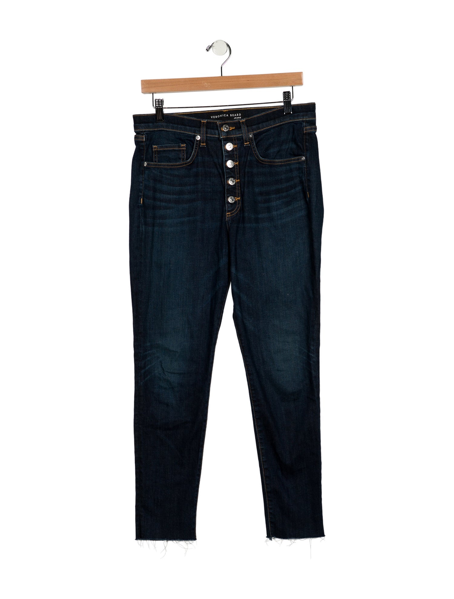 Veronica Beard High-Rise Skinny Leg Jeans