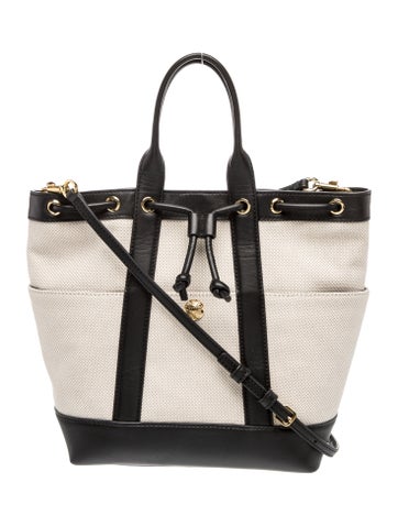 Veronica Beard Handle Bags Canvas Top Bag