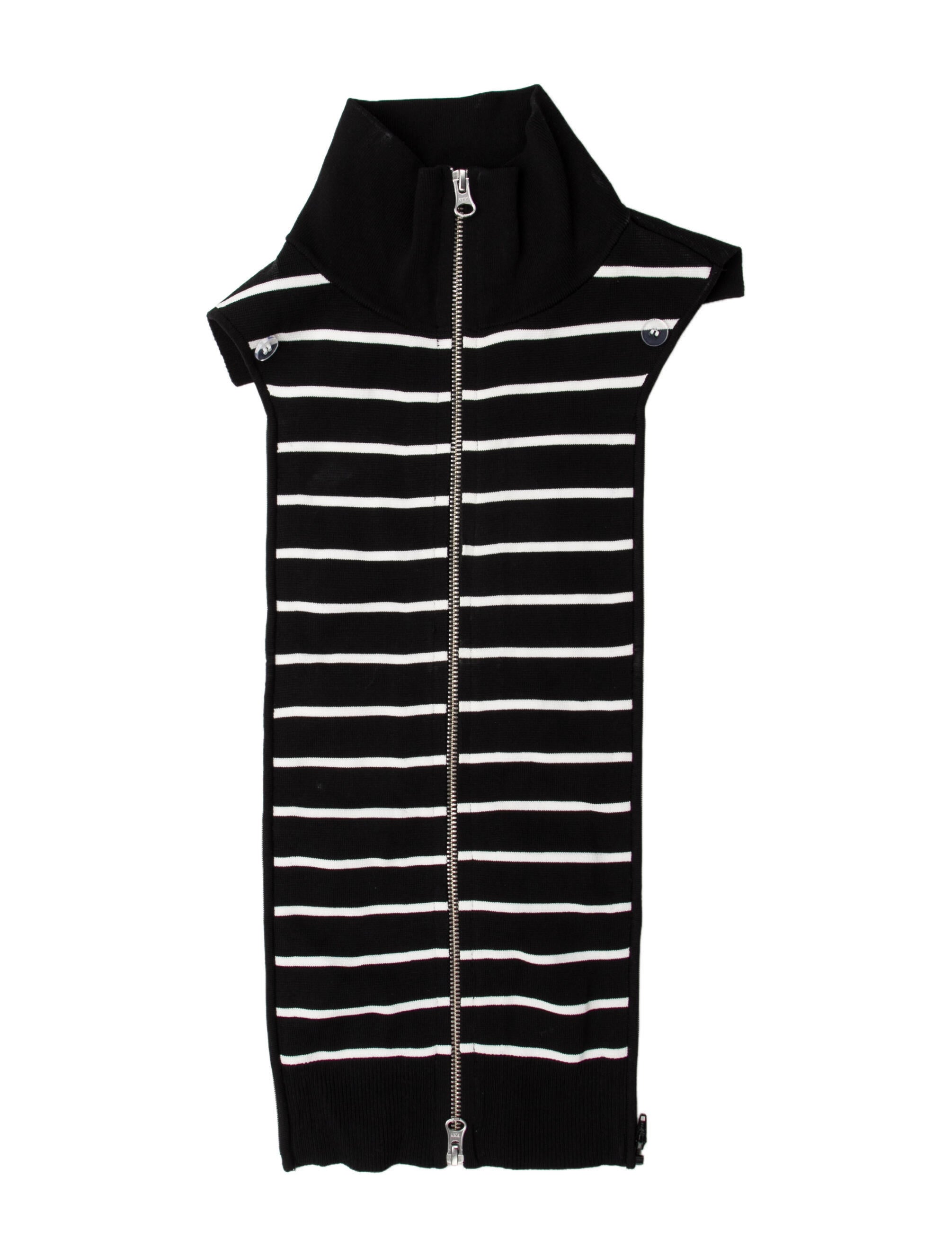 Veronica Beard Wool Striped Dickey