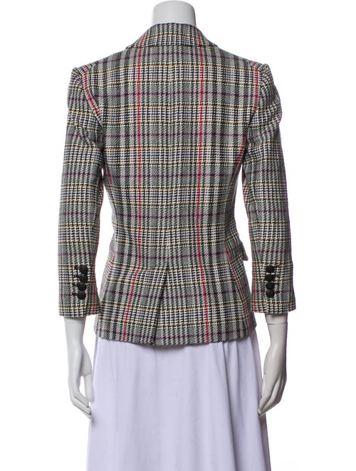 Veronica Beard Plaid Print Blazer