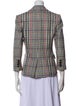 Veronica Beard Plaid Print Blazer