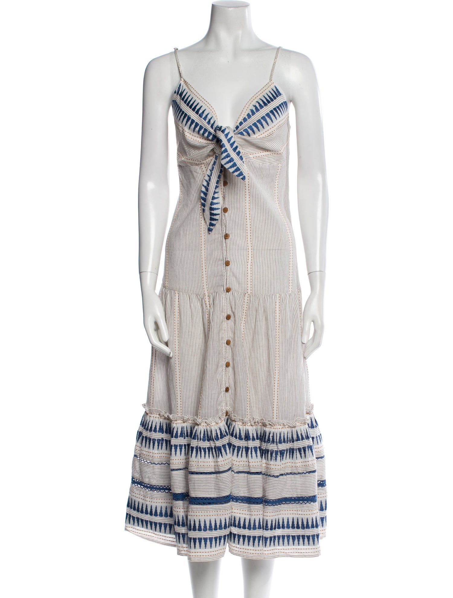 Veronica Beard Striped Long Dress