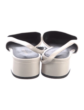 Veronica Beard Leather Slingback Flats