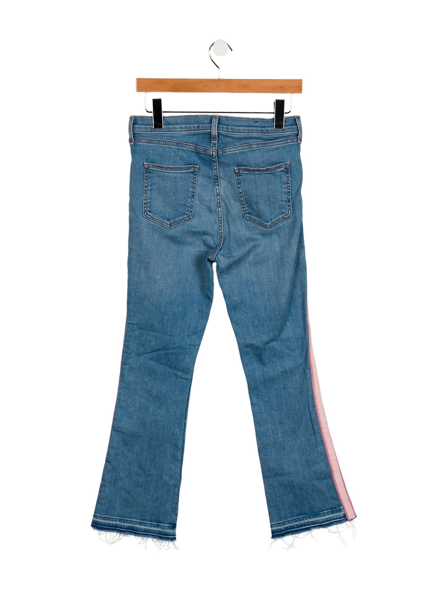 Veronica Beard High-Rise Straight Leg Jeans