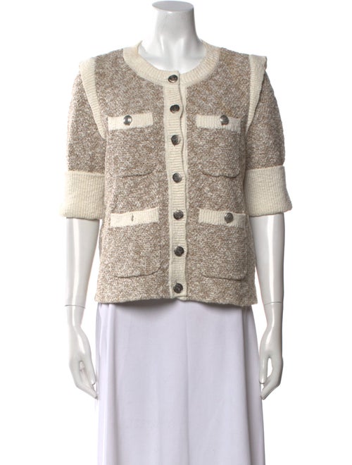 Veronica Beard Striped Scoop Neck Sweater