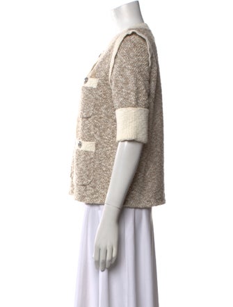 Veronica Beard Striped Scoop Neck Sweater