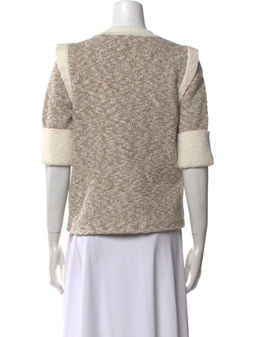 Veronica Beard Striped Scoop Neck Sweater