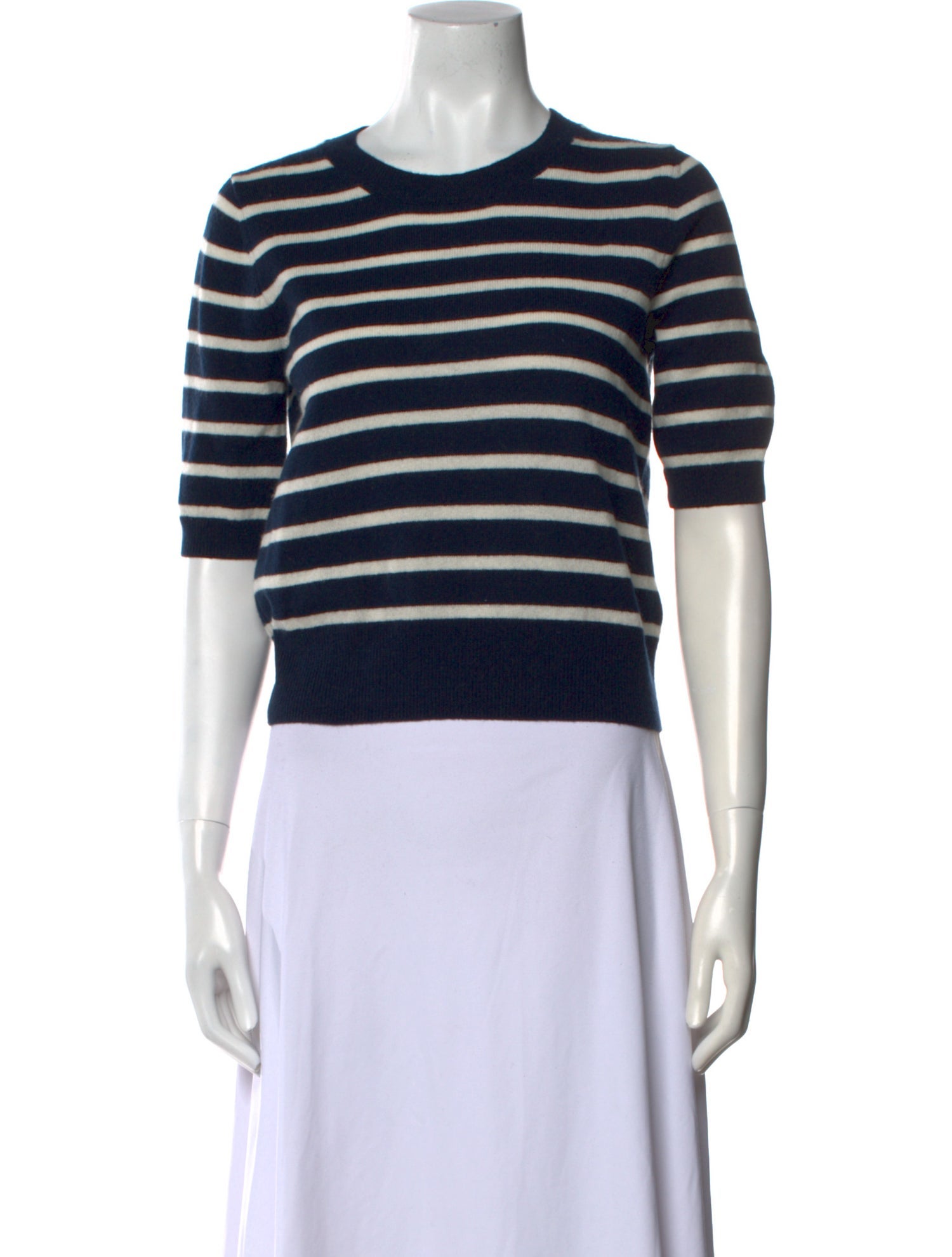 Veronica Beard Cashmere Striped Sweater