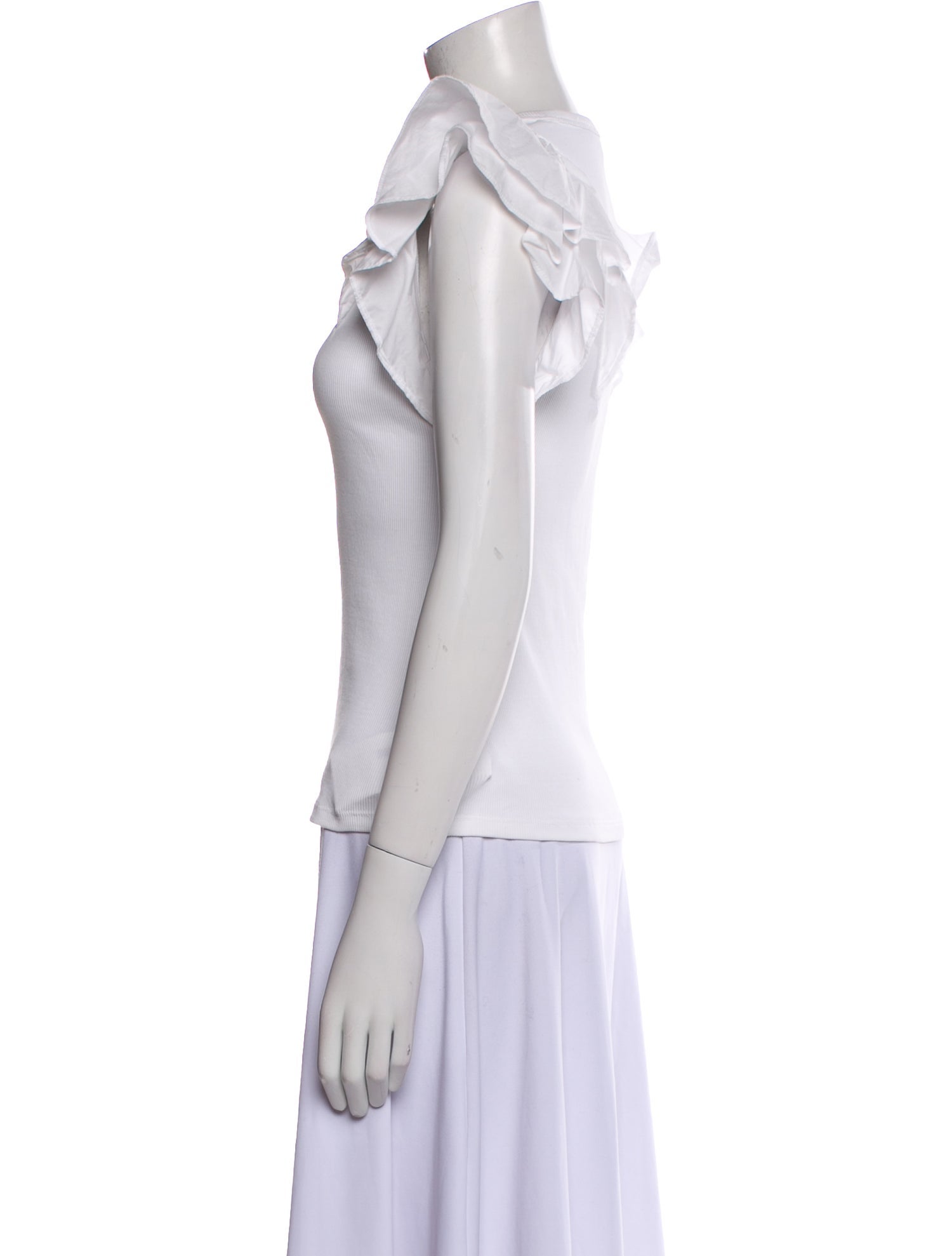 Veronica Beard V-Neck Short Sleeve Top