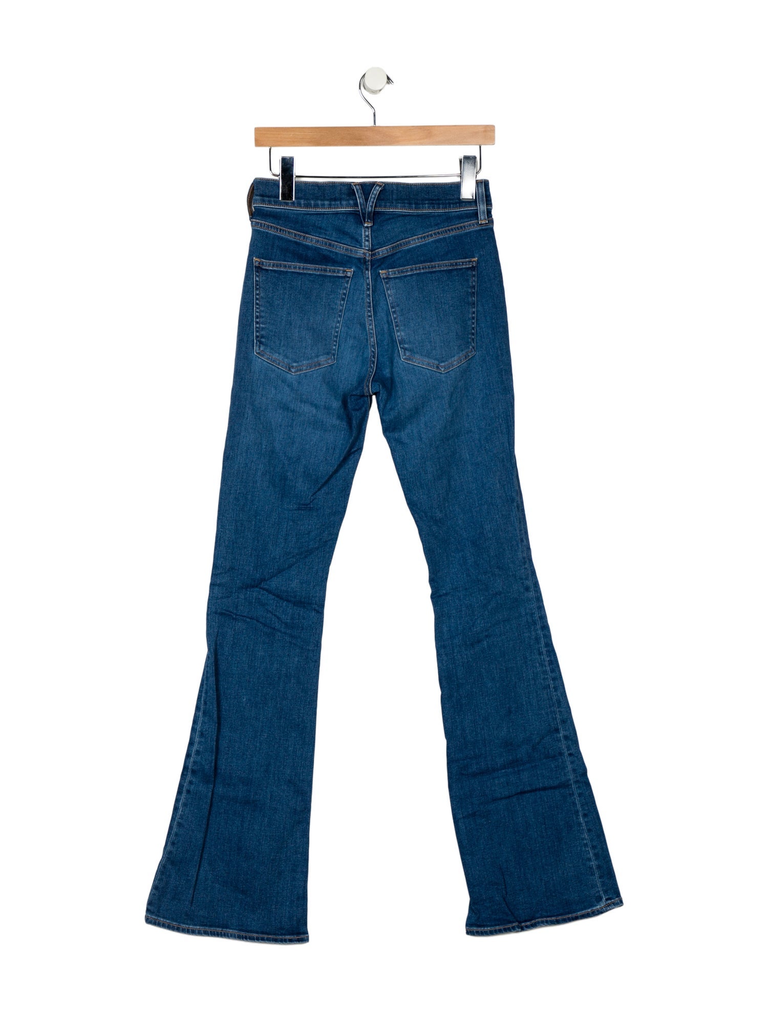 Veronica Beard Mid-Rise Wide Leg Jeans