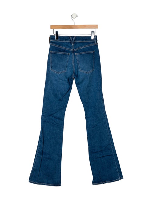 Veronica Beard Mid-Rise Wide Leg Jeans