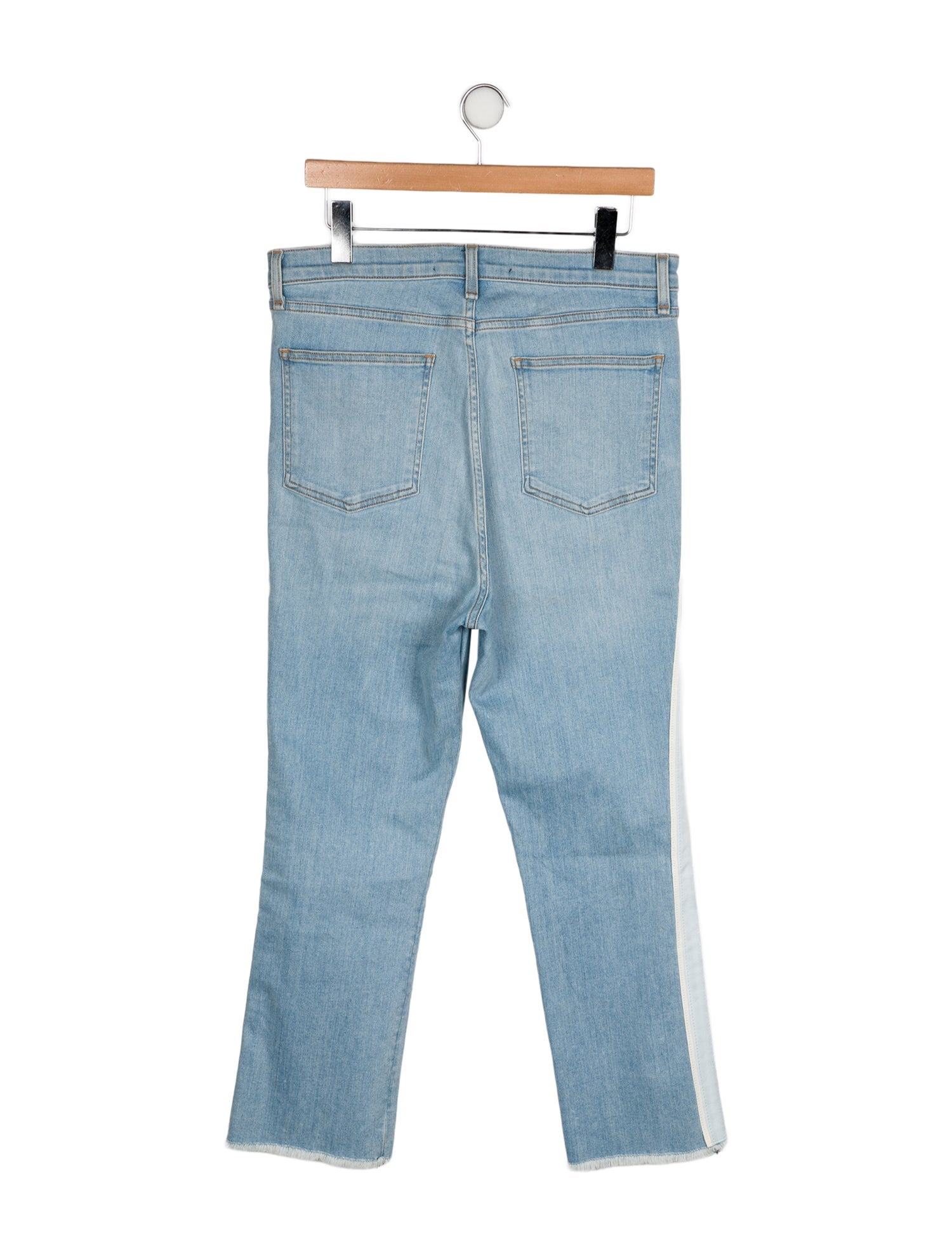 Veronica Beard High-Rise Straight Leg Jeans