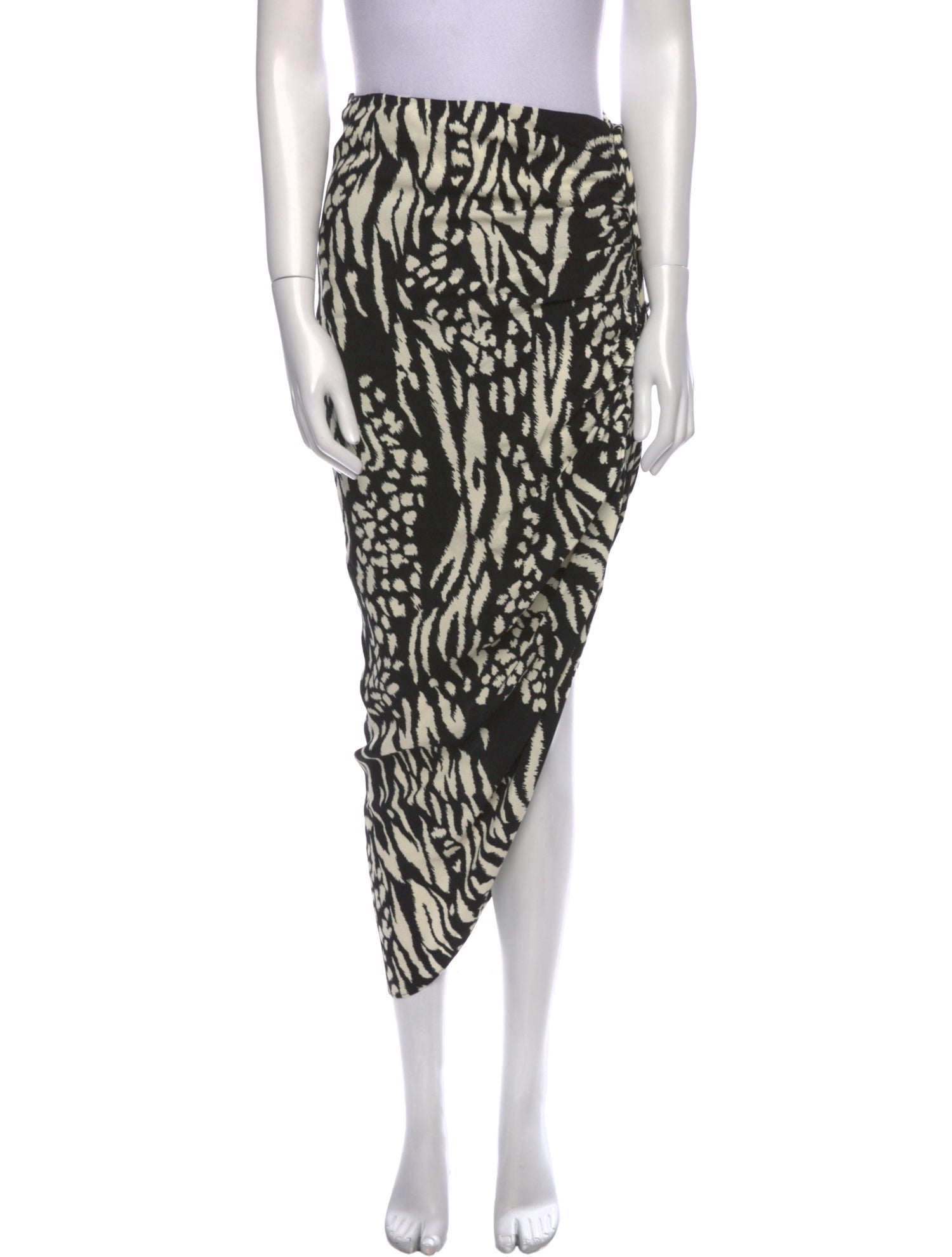 Veronica Beard Printed Midi Length Skirt