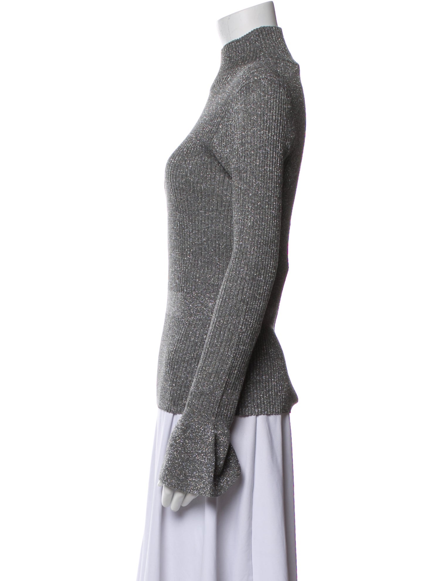 Veronica Beard Turtleneck Long Sleeve Top