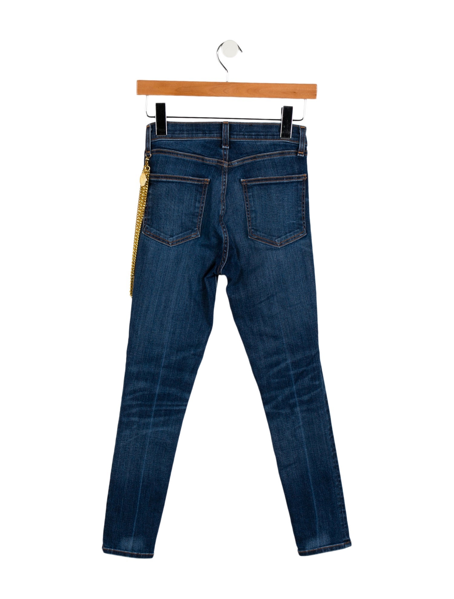 Veronica Beard Mid-Rise Skinny Leg Jeans