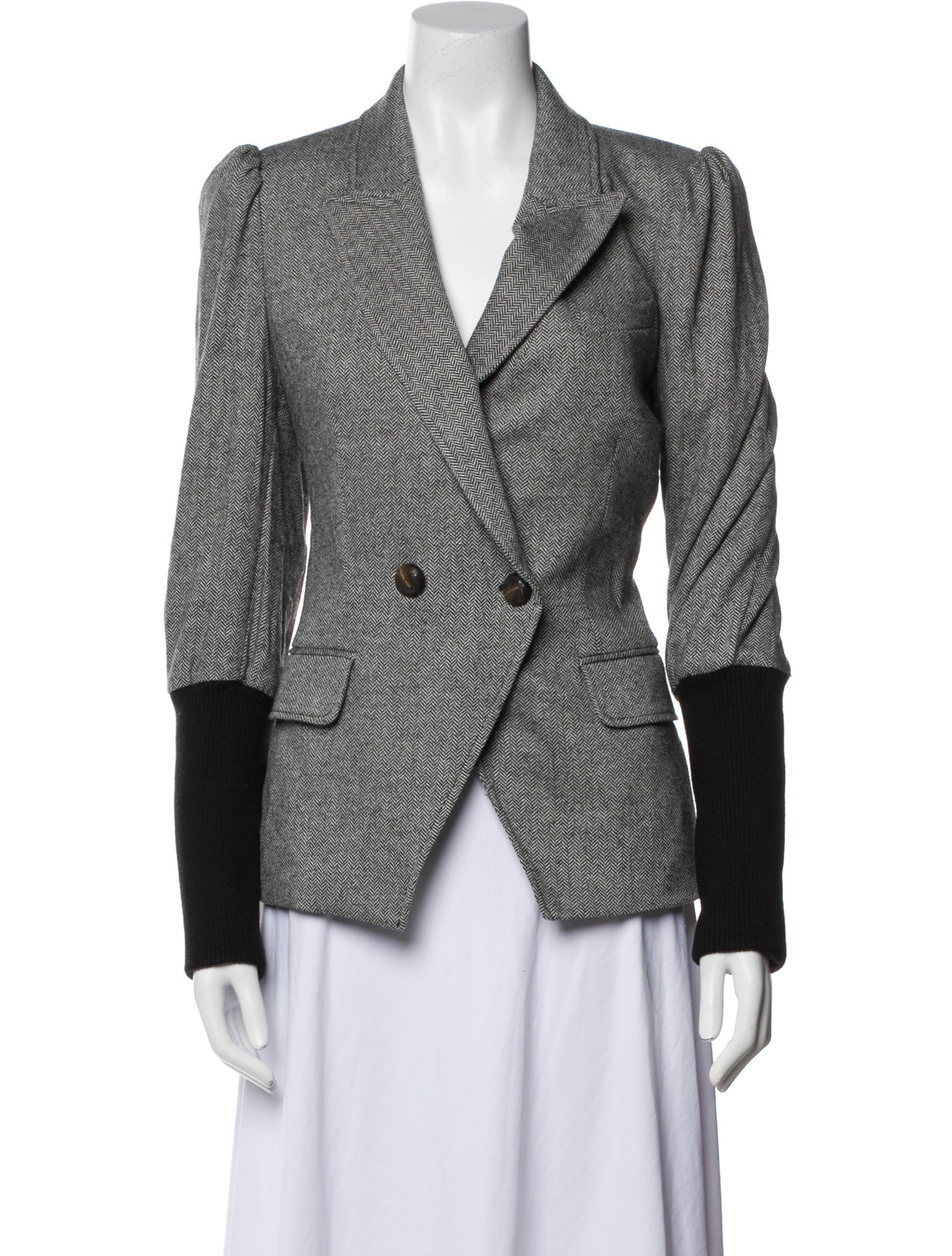 Veronica Beard Houndstooth Print Blazer